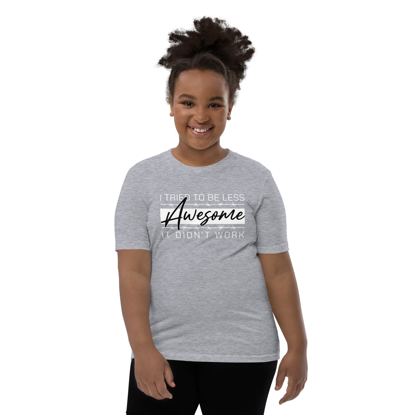 Less awesome youth tee