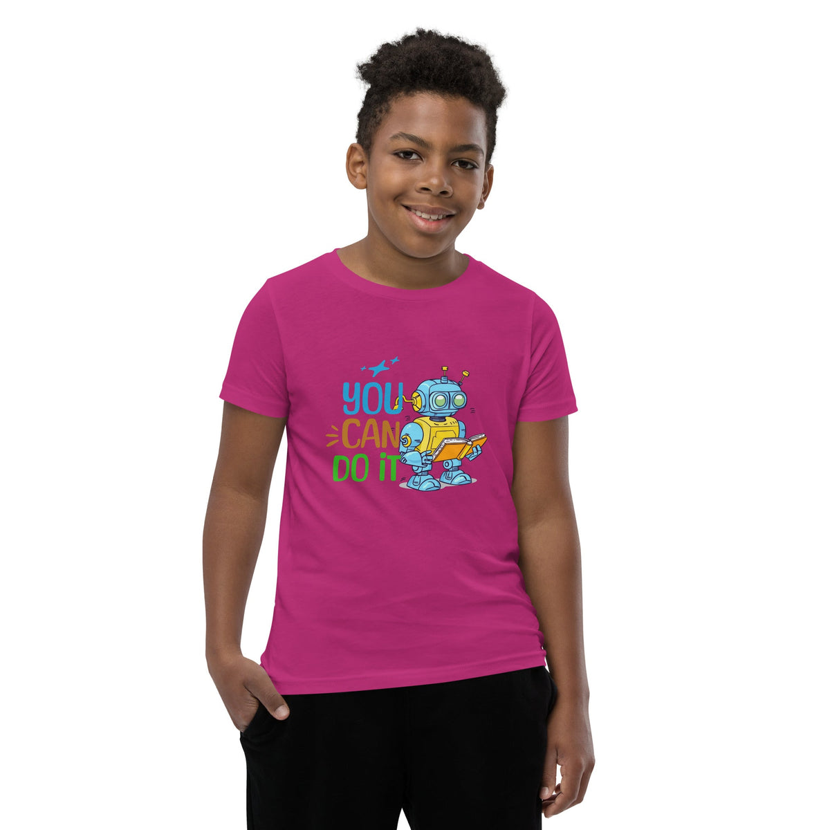 You can do it youth tee Funky African