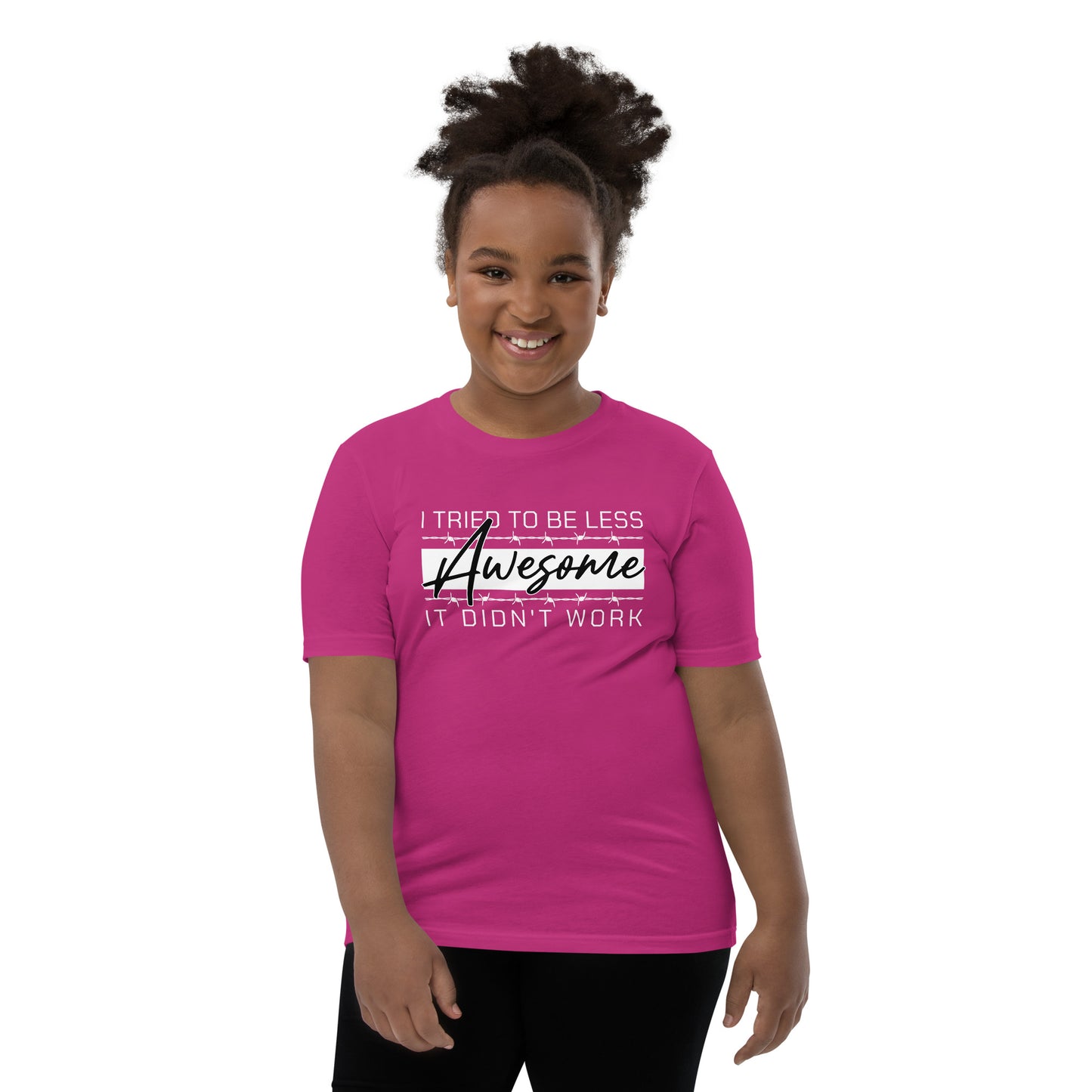 Less awesome youth tee