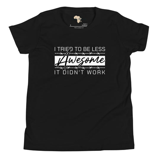 Less awesome youth tee