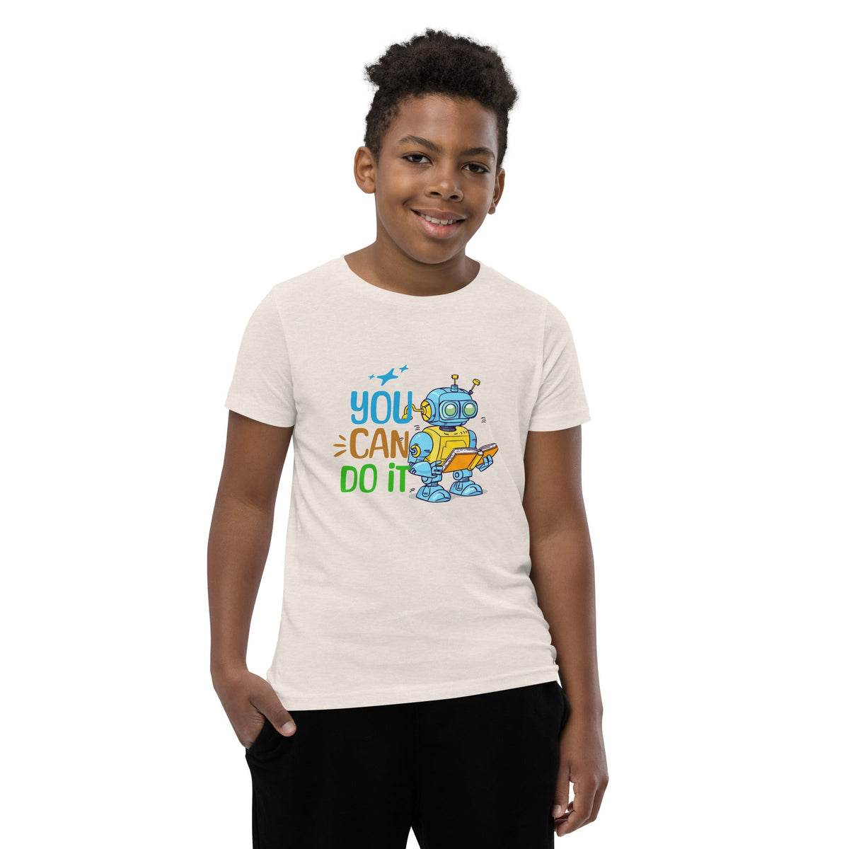You can do it youth tee Funky African