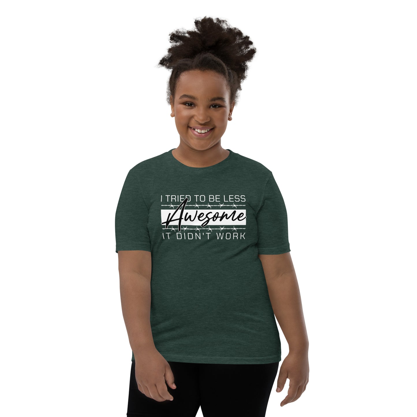 Less awesome youth tee