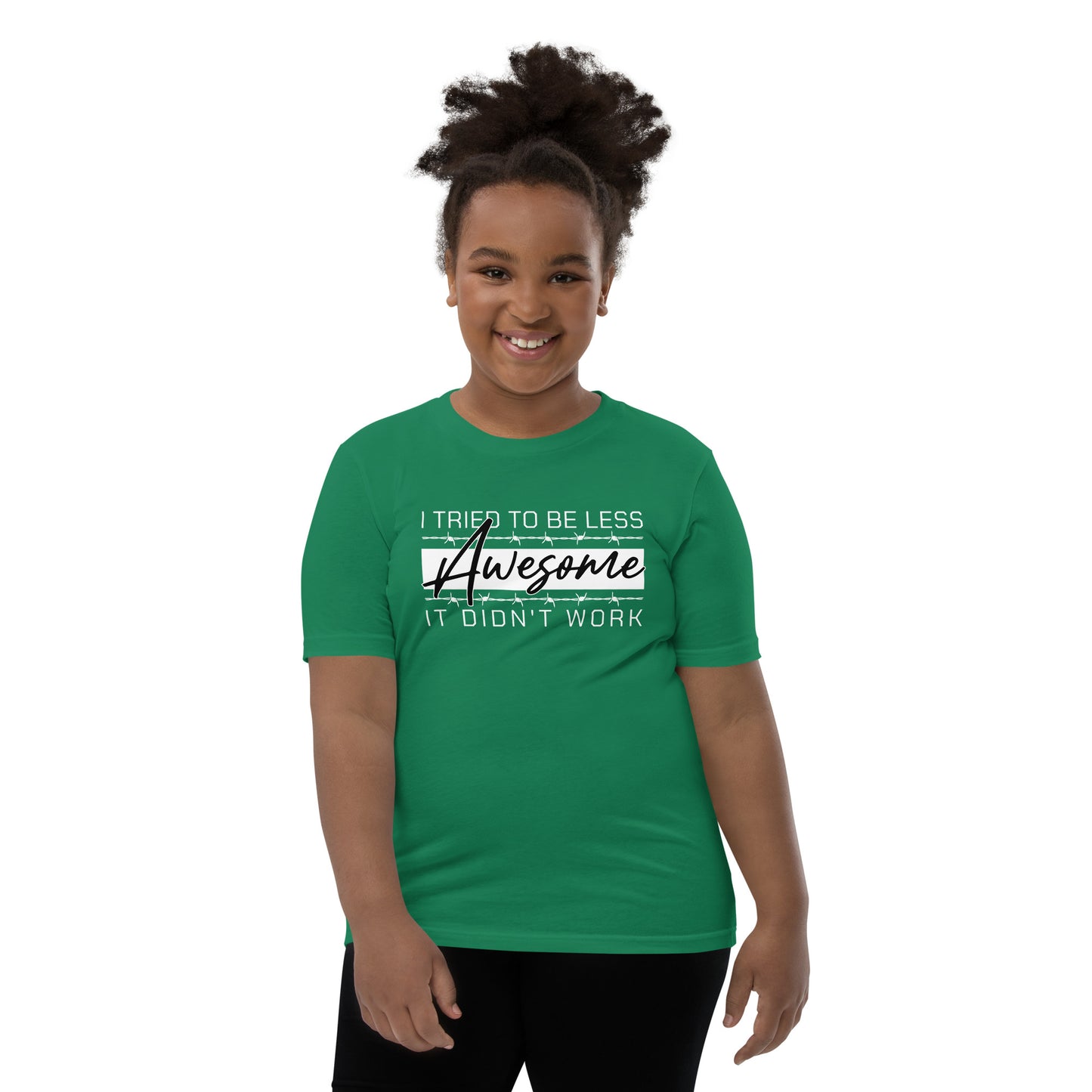 Less awesome youth tee