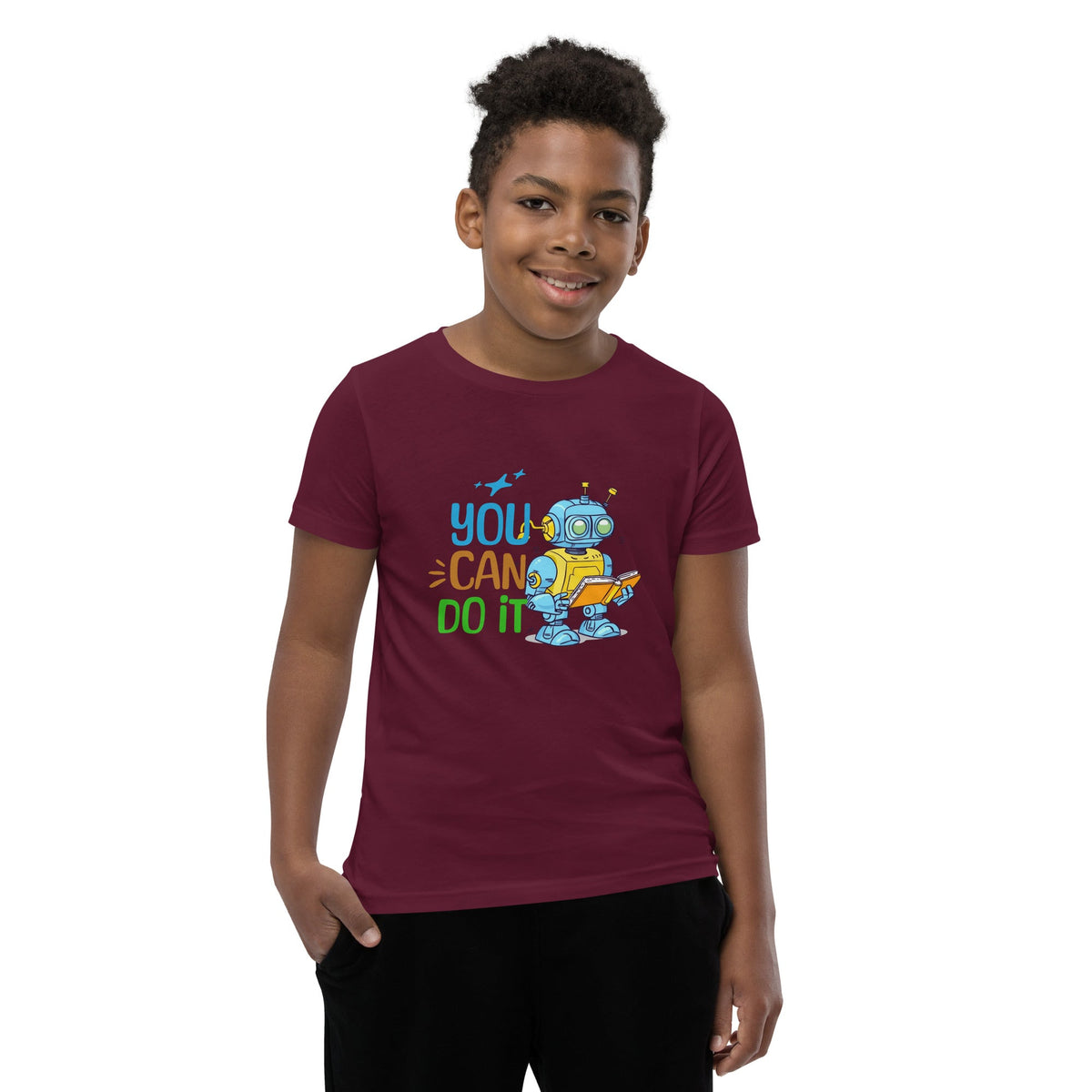 You can do it youth tee Funky African