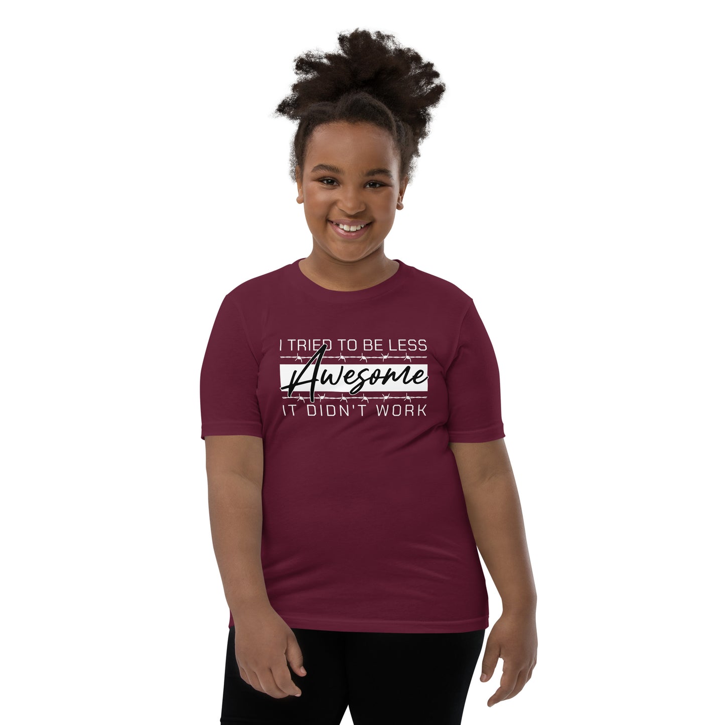 Less awesome youth tee