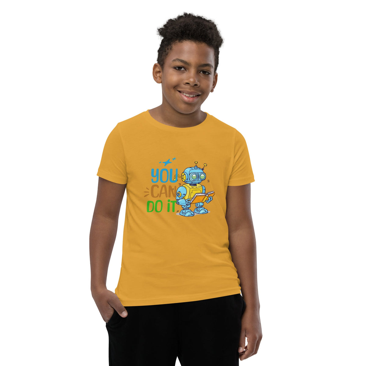 You can do it youth tee Funky African