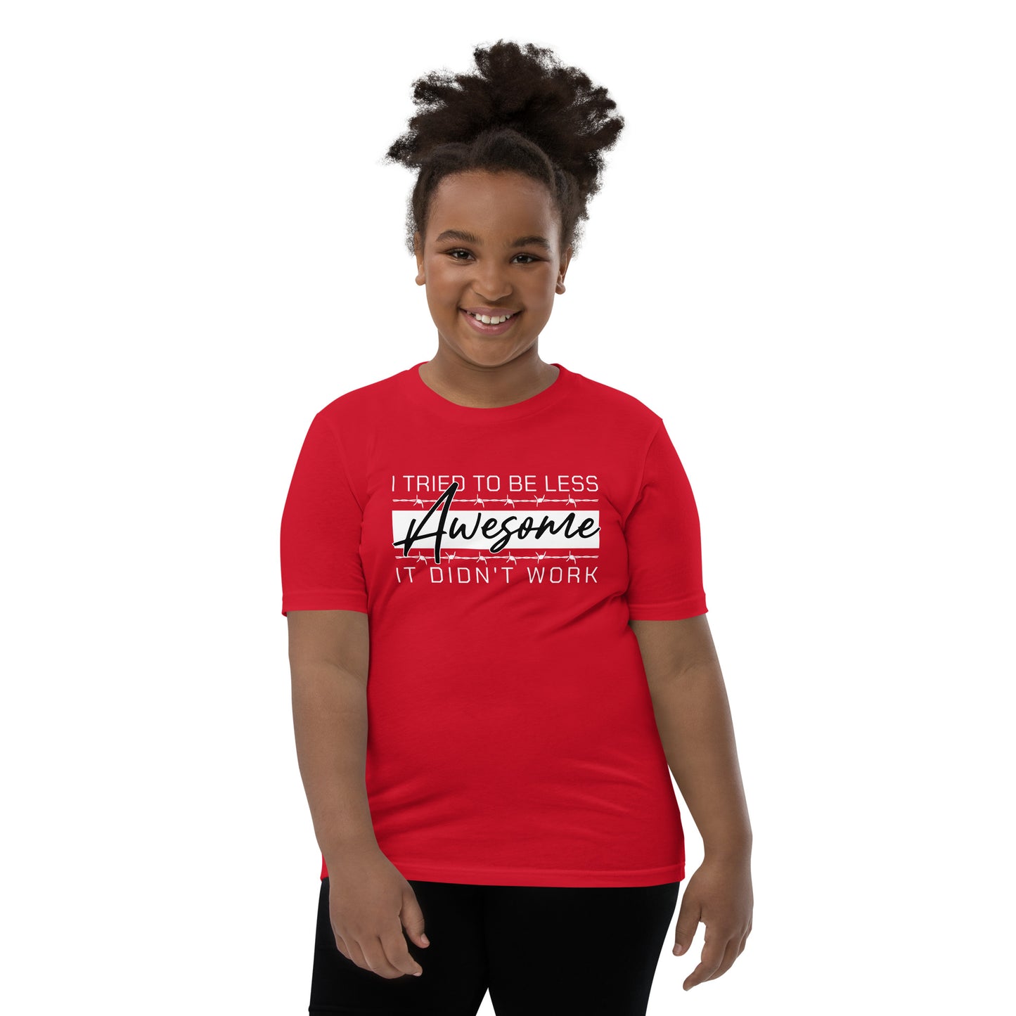 Less awesome youth tee