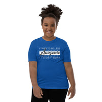Less awesome youth tee